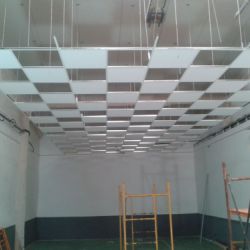 PLADUR 40 / Fals sostre registrable amb placa Pacific de Rockfon 60x60cm.