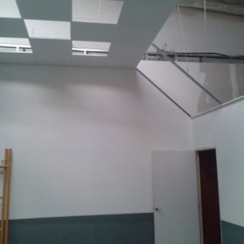 PLADUR 38 / Fals sostre registrable amb placa Pacific de Rockfon 60x60cm.